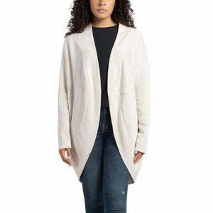 Ecothreads Women's Draped Fit Fleece Cardigan